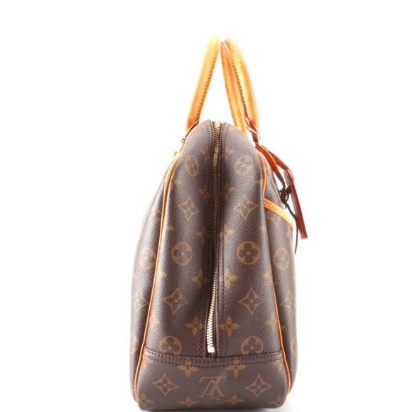 Louis Vuitton Deauville Travel Bag in Monogram Canvas and Vachetta Leather - Picture 8 of 13